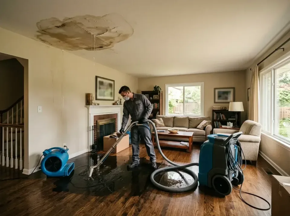 attic-pipe-burst-ceiling-drip-008 — frequently asked questions, Water Damage Restoration & Carpet Care in Paoli, IN